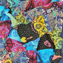 Kantha Fabric - Multicoloured